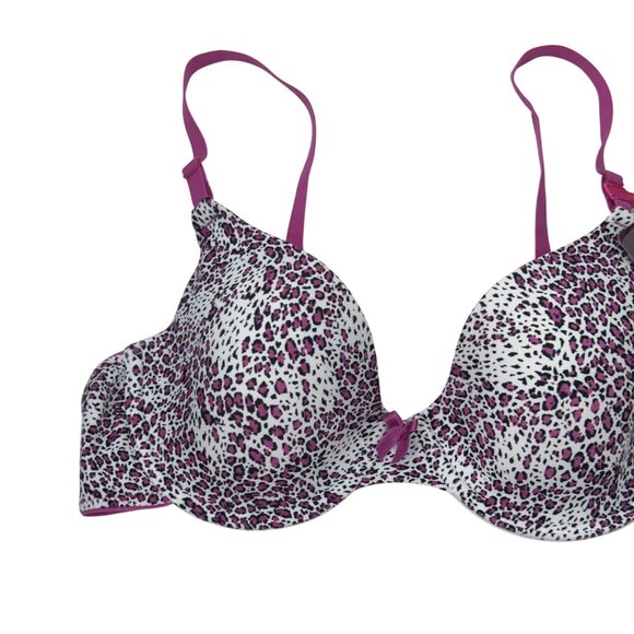 Maidenform Womens Demi Coverage T-Shirt Bra SZ 36B Leopard Print New With Tags - Picture 2 of 9